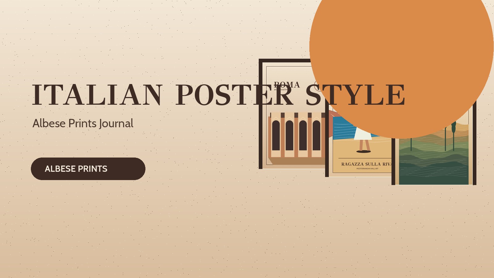 Lo stile poster italiano negli interni moderni