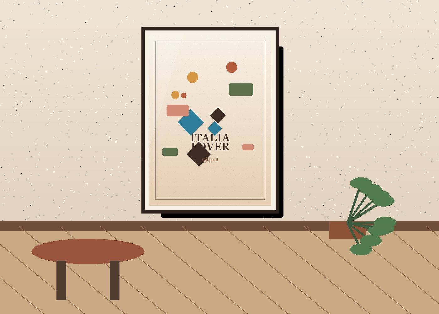 For Italy Lovers mockup