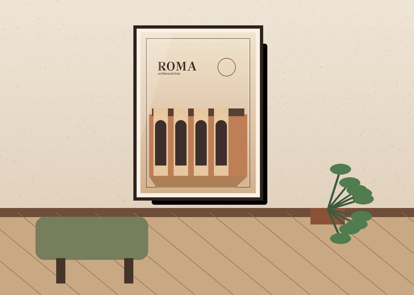 Roma Lines mockup