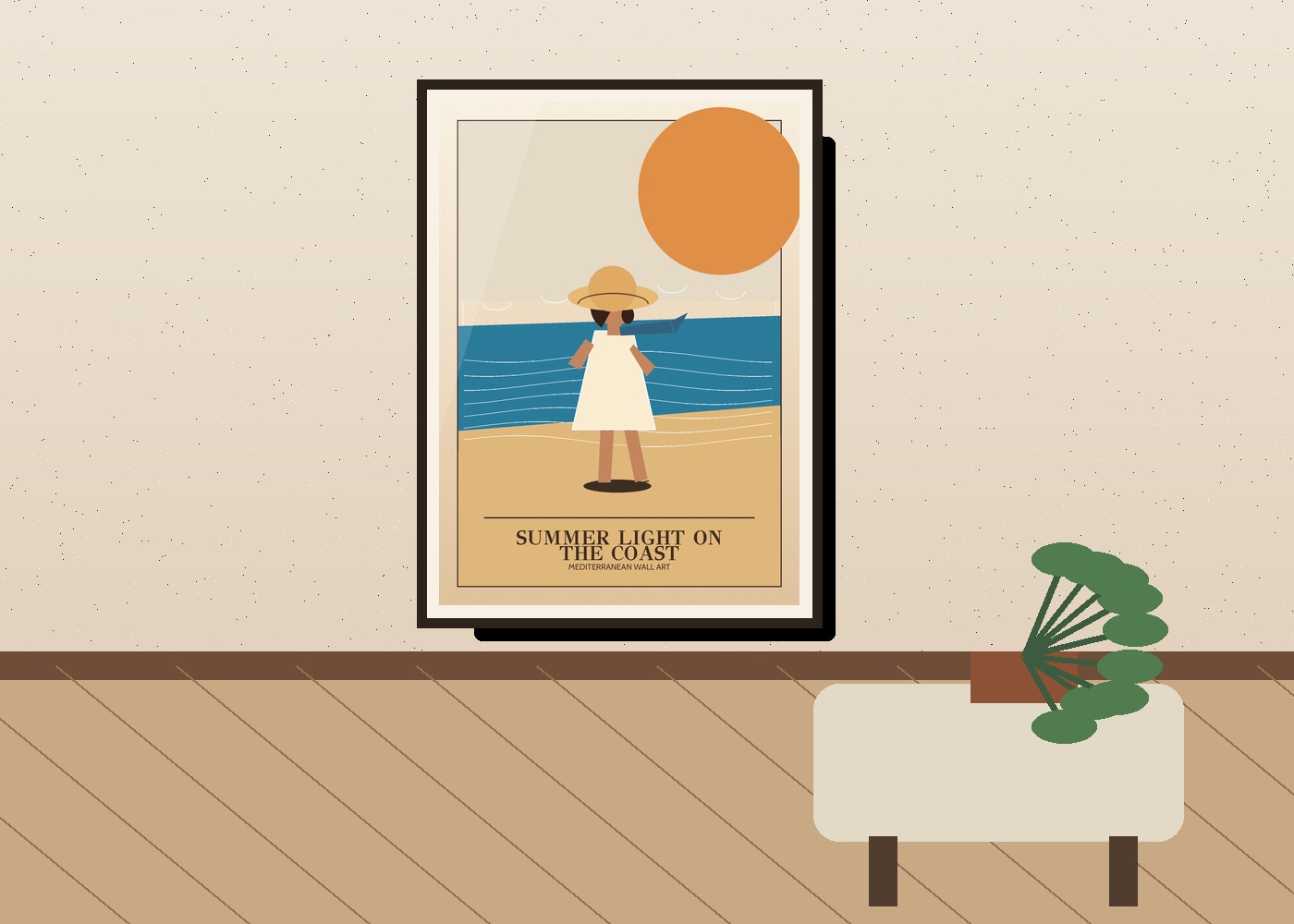 Summer Light on the Coast mockup