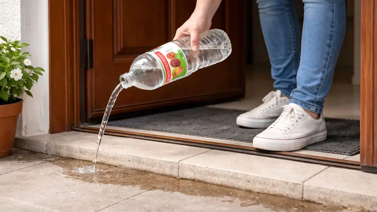 Aceto sulla porta d'ingresso perché è consigliato e a cosa serve