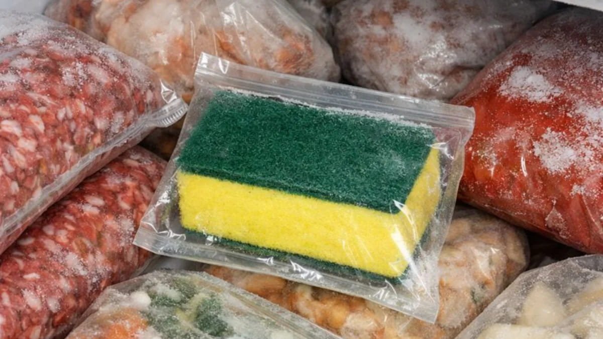 Ho messo la spugna da cucina nel congelatore in Italia e sono rimasta sorpresa dal risultato