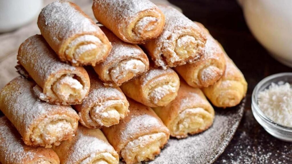 Invece dei soliti biscotti, in Italia si preparano soffici bastoncini di ricotta fritti in soli 10 minuti