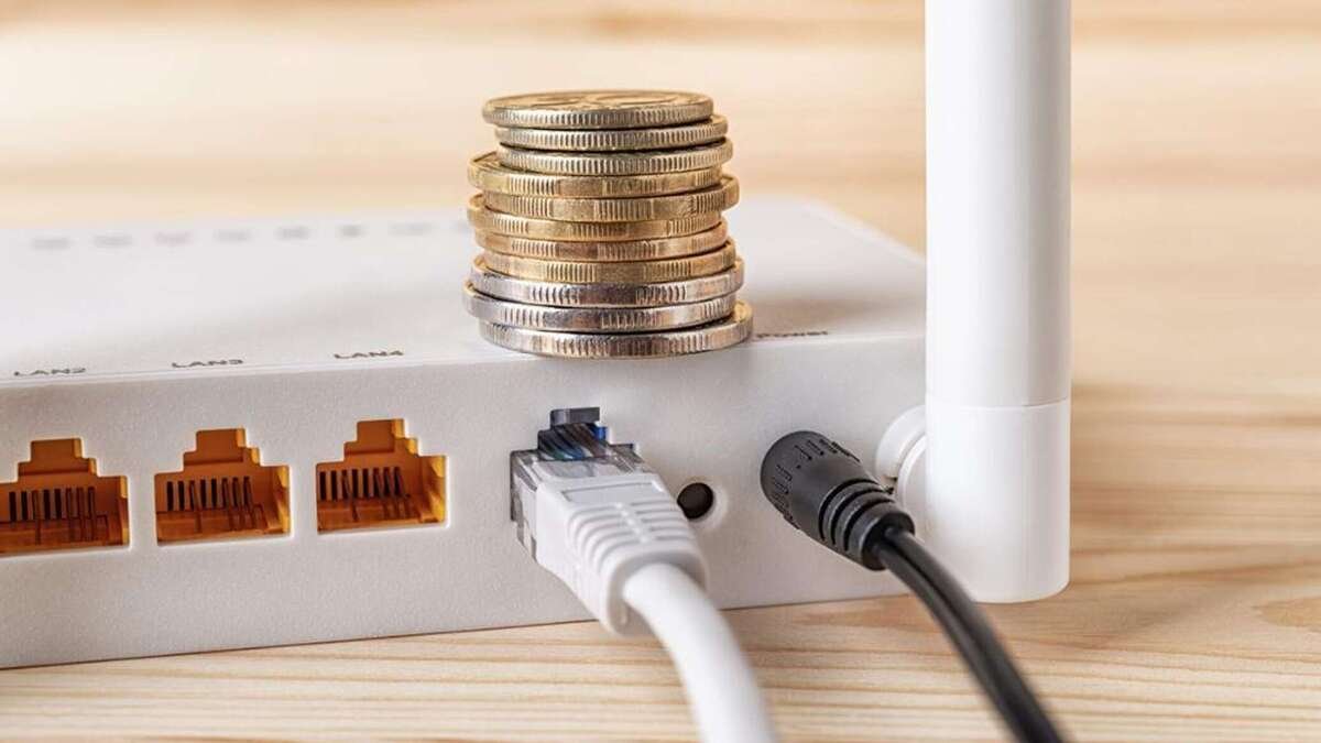 Le monete da 1 euro sul router Wi-Fi aiutano a velocizzare la connessione