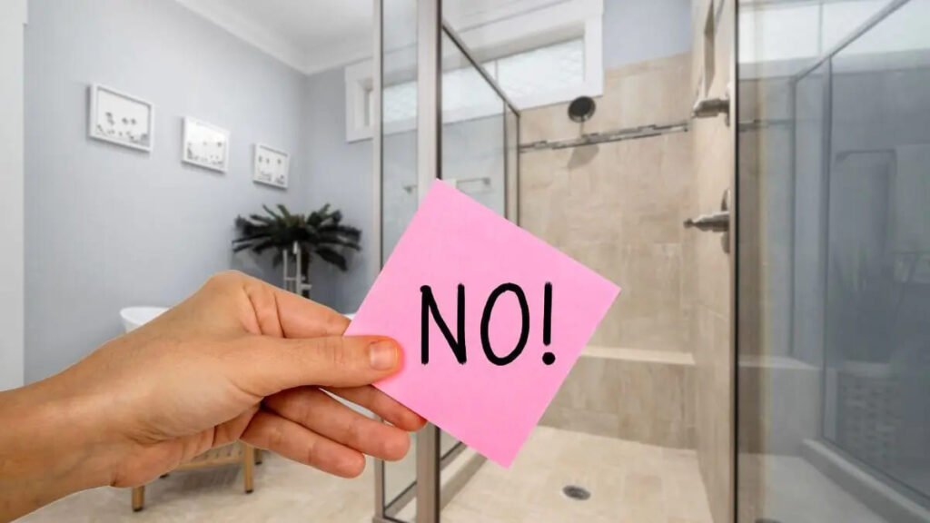 Le porte della doccia in vetro non le mette più nessuno ora nelle case italiane si sceglie una soluzione che ricorda il passato