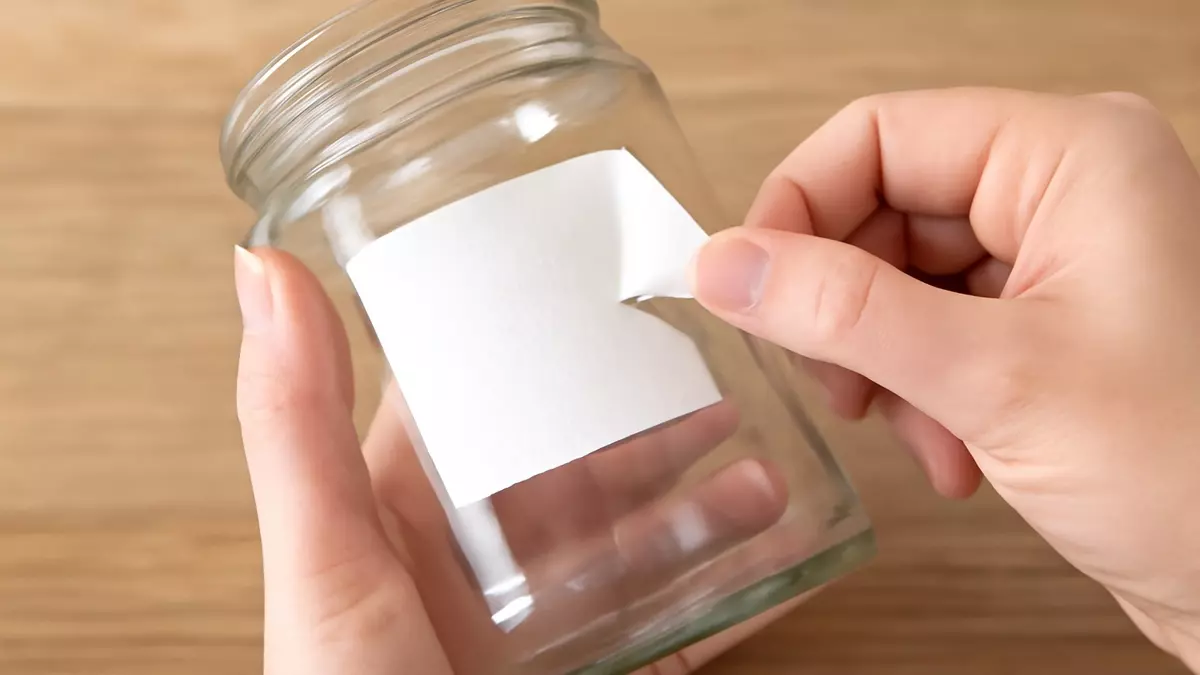 Un modo semplice per rimuovere lo strato di colla dall’etichetta delle stoviglie e non solo